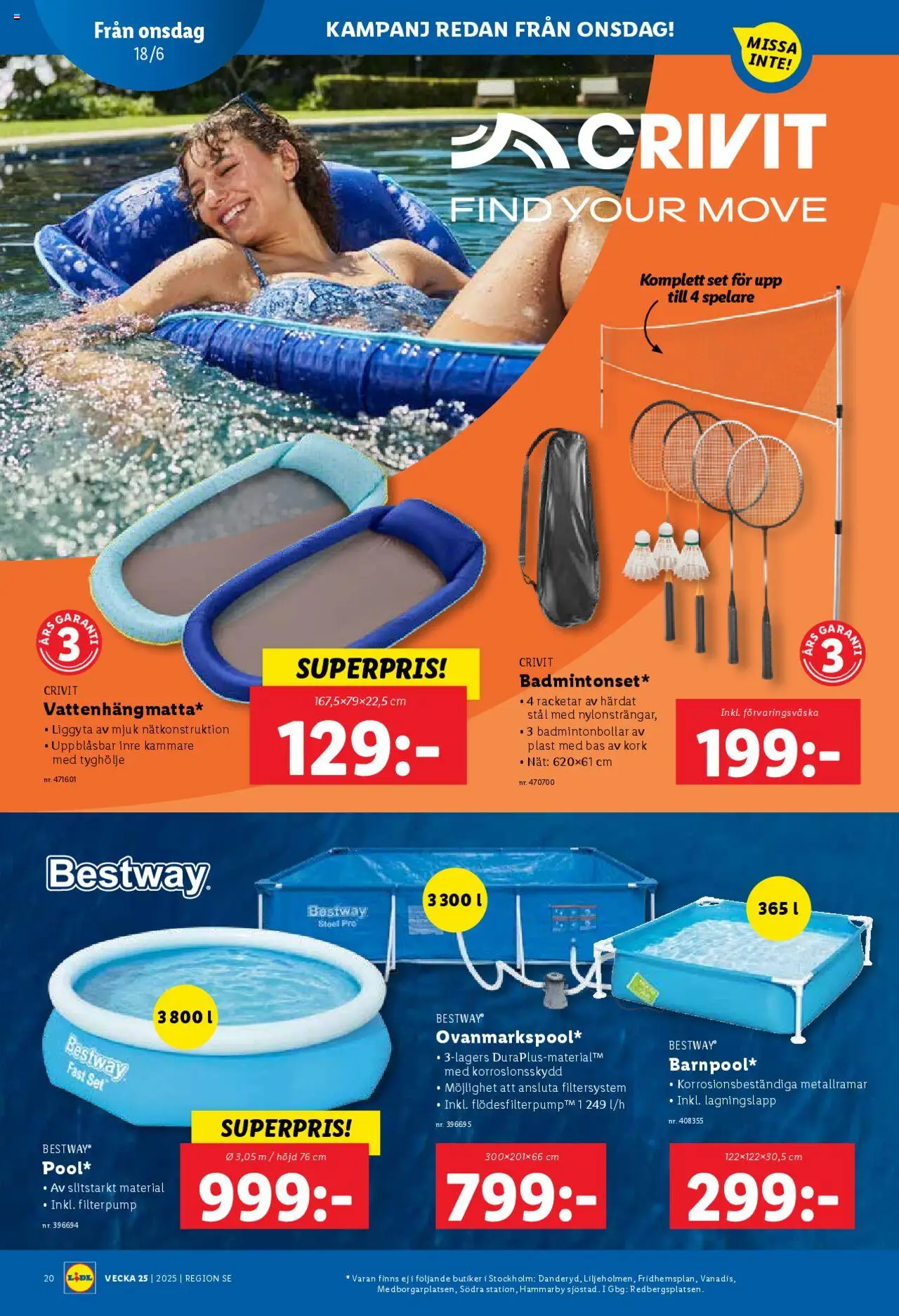 Lidl reklamblad aktuell från 16.06.2025 | Sida: 22 | Produkter: Set