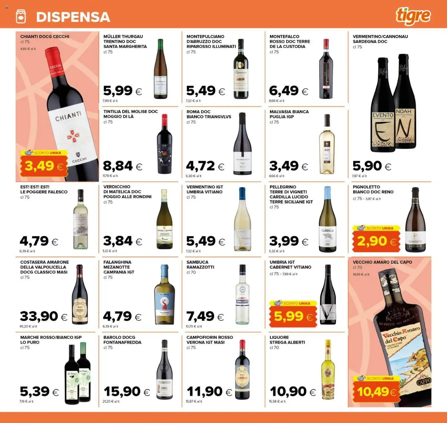 Volantino Tigre del 12.03.2026 | Pagina: 17 | Prodotti: Liquore, Amaro