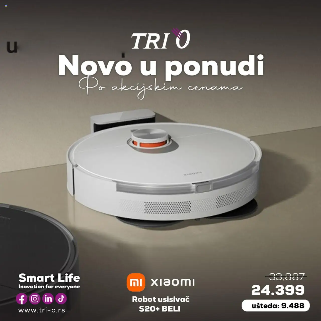 Tri O katalog - važi od 18.10.2025 | Strana: 2 | Proizvode: Usisivač, Xiaomi, Robot, Robot usisivač