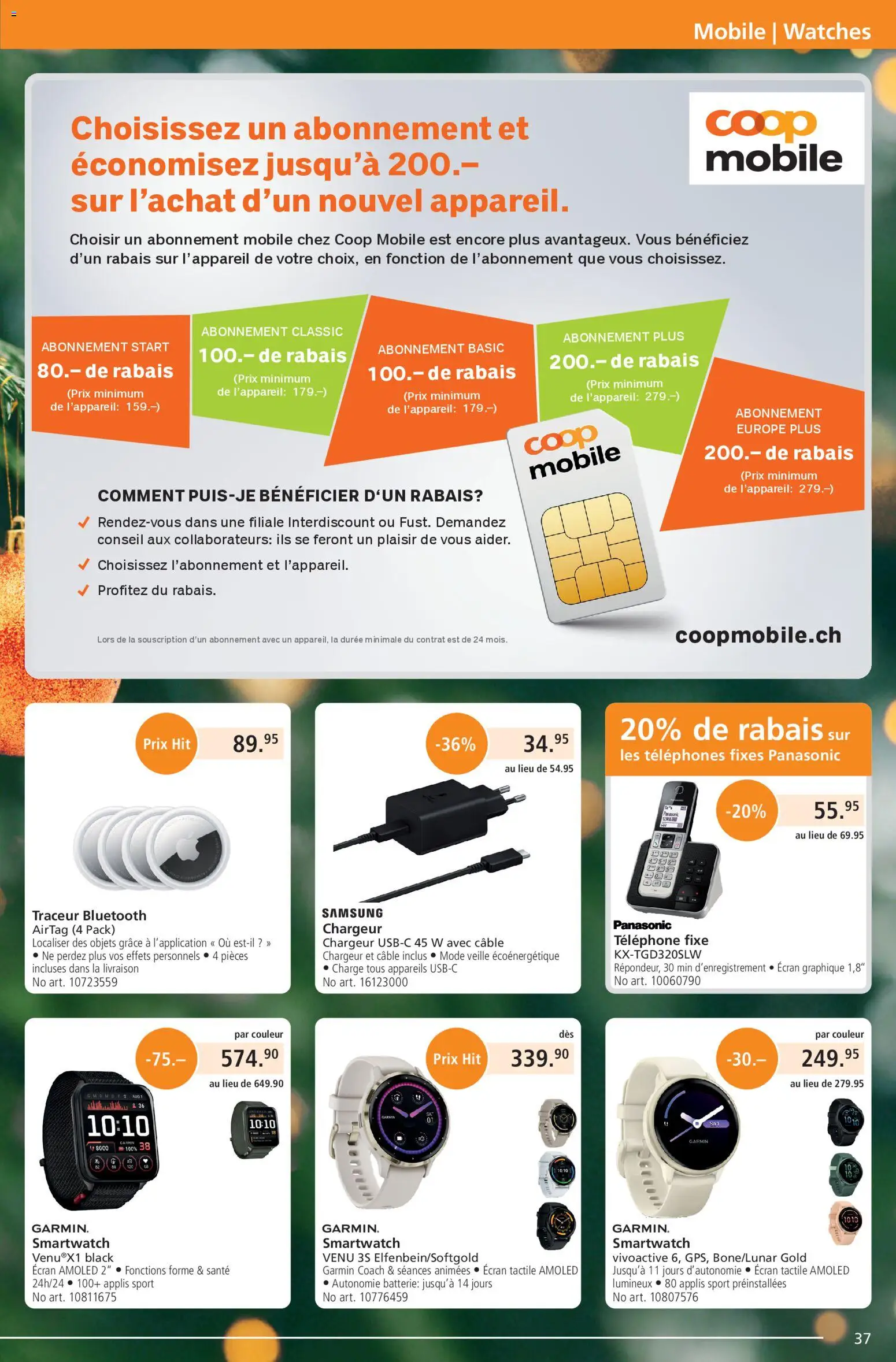 Fust Aktionen FR – gültig ab 01.12.2025 | Seite: 37 | Produkte: Batterie, Smartwatch, Samsung, Panasonic