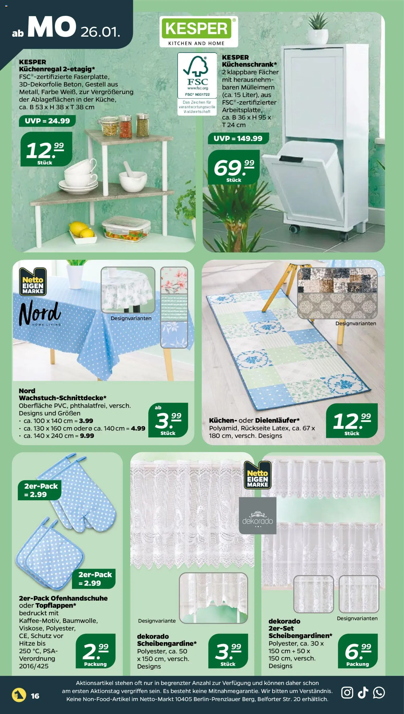 Netto Prospekt 	 – gültig ab 25.01.2026 | Seite: 18 | Produkte: Kuchen