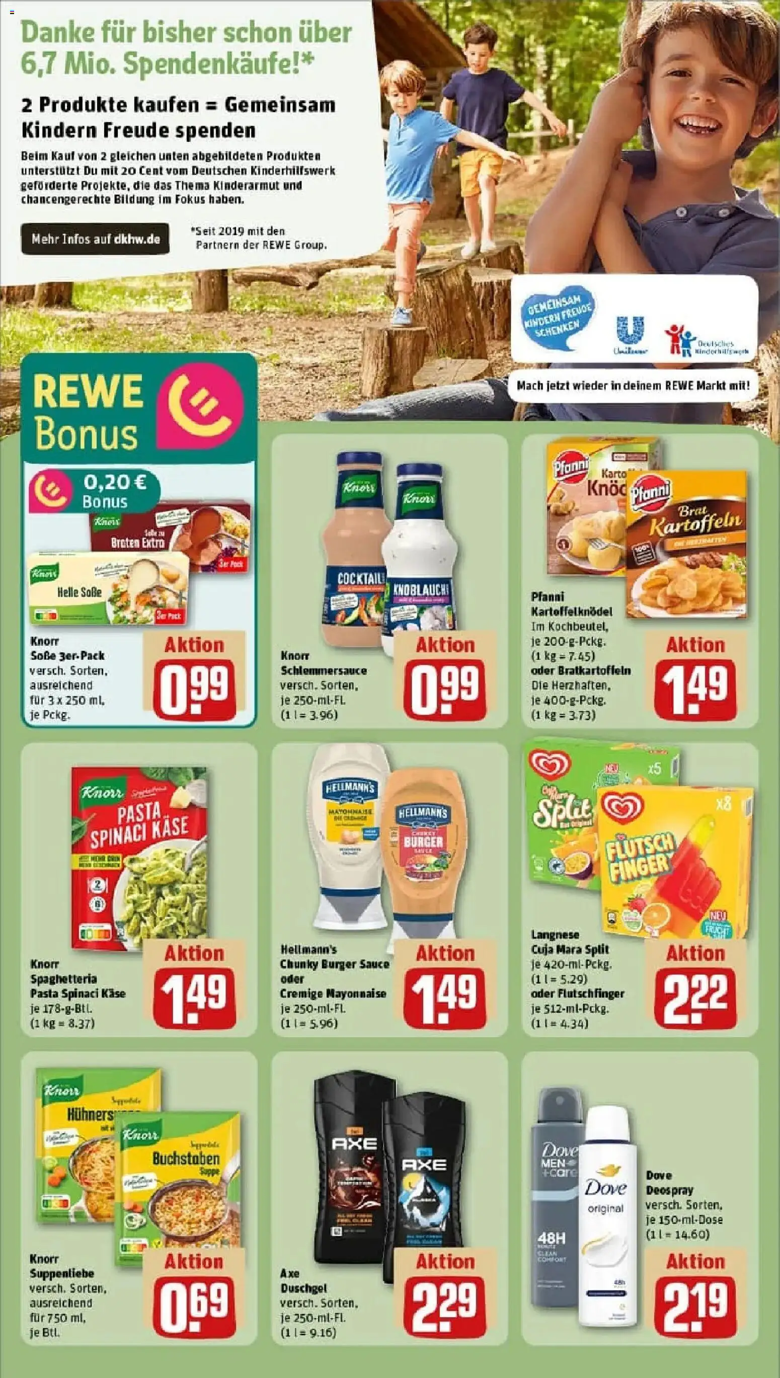 Rewe prospekt Remshalden	 – gültig ab 23.11.2025 | Seite: 13 | Produkte: Mayonnaise, Soße, Shower Gel, Deospray