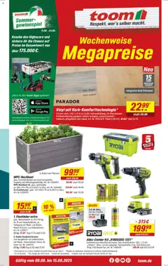 Toom Baumarkt Prospekt gültig ab dem 11.08.2025