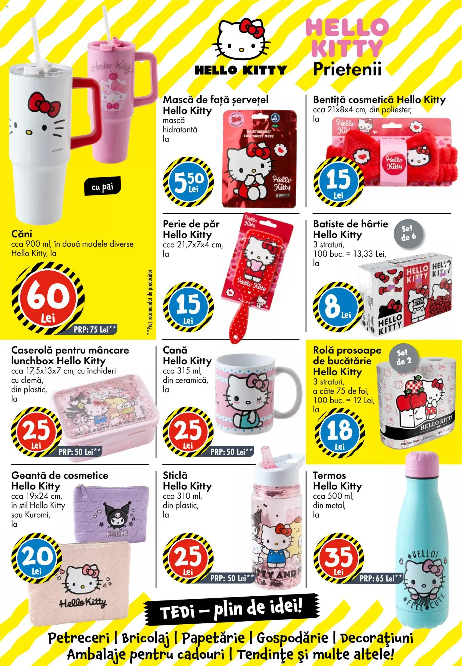 Noul catalog TEDi – valabil de la 13.03.2026 | Pagină: 19 | Produse: Perie de păr, Bucătărie, Termos, Perie