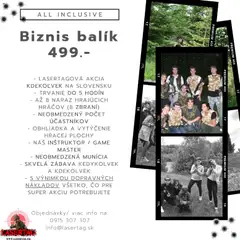 lasertag.sk leták platný od 25.11.2025