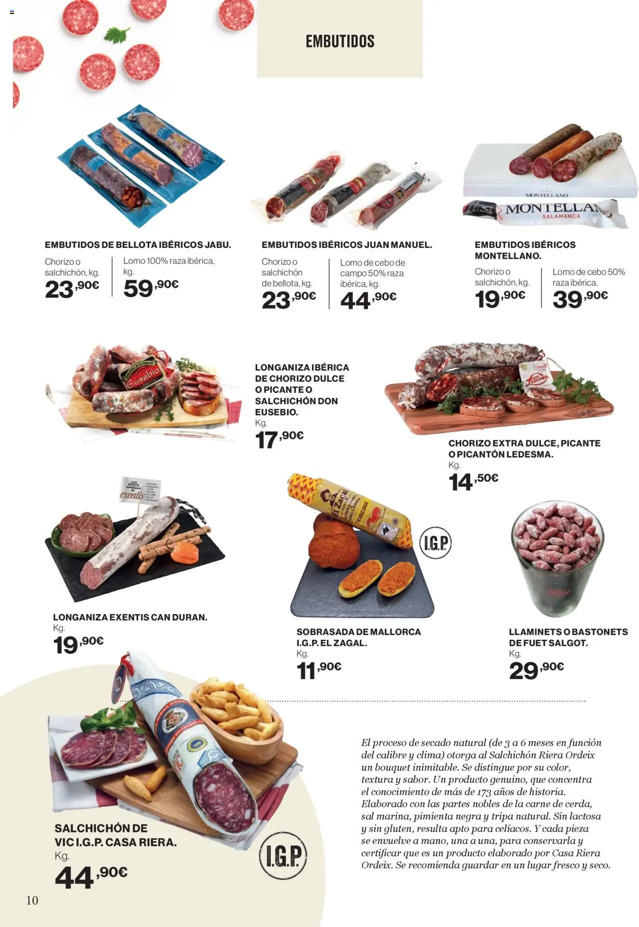 Supercor Península y Baleares │ válido desde el 11.09.2025 | Página: 10 | Productos: Νυχτικό, Longaniza, Sobrasada