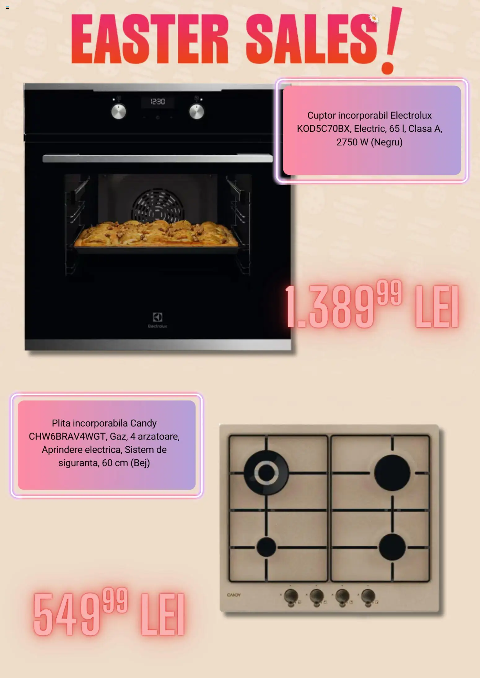 Noul catalog evoMag – valabil de la 06.04.2026 | Pagină: 5 | Produse: Cuptor, Plită