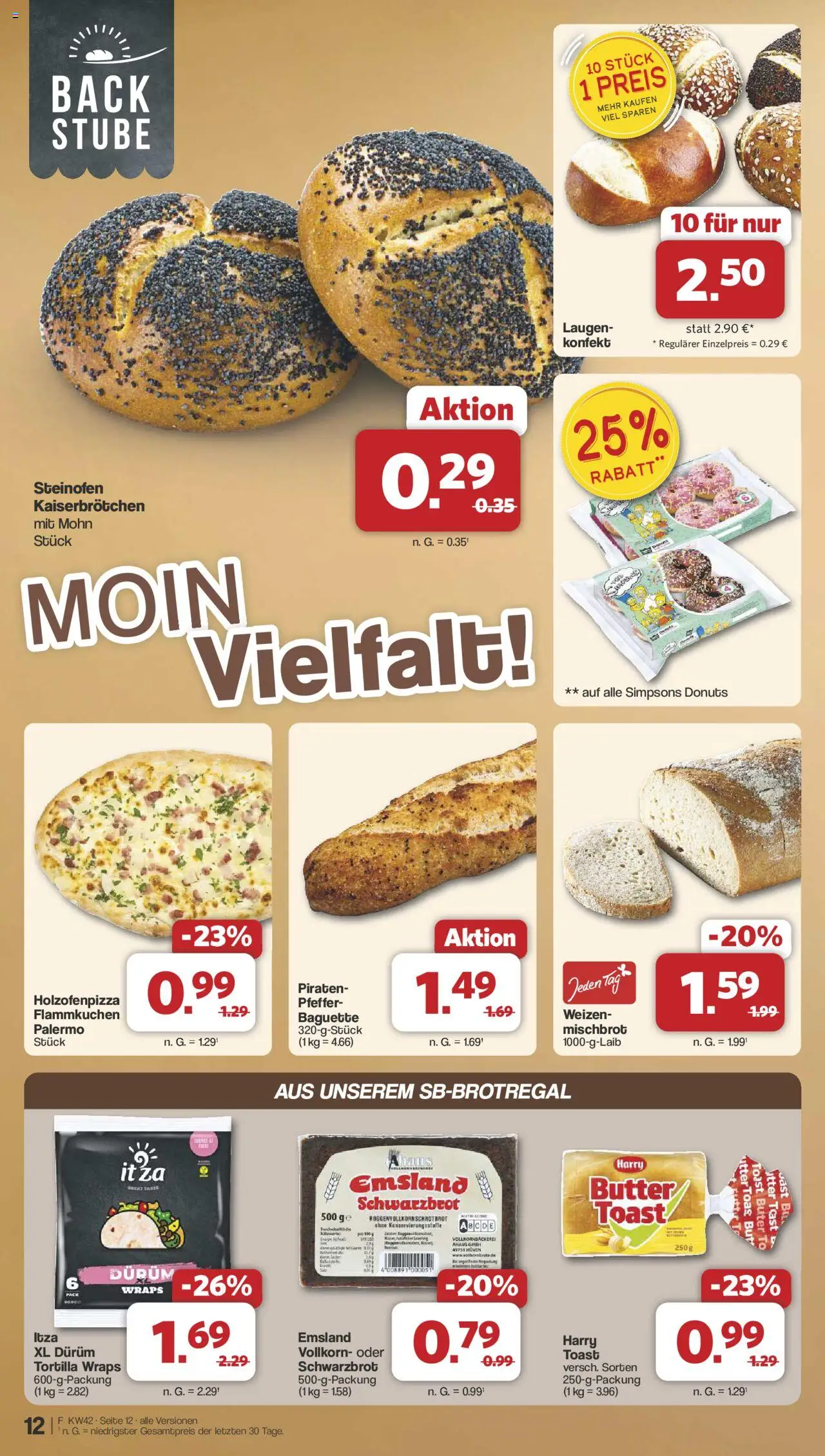 Famila Nordwest Prospekt 	 – gültig ab 13.10.2025 | Seite: 13 | Produkte: Butter, Baguette, Donuts, Pfeffer