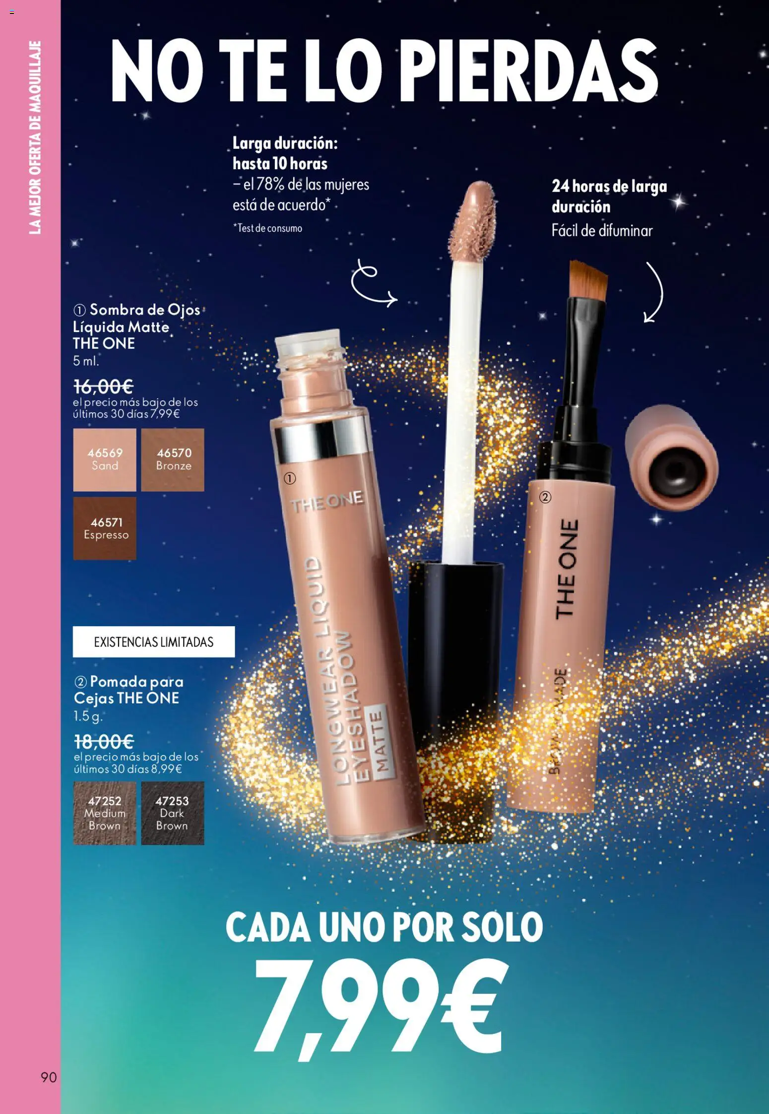 Oriflame - Catálogo Campaña 16 │ válido desde el 19.11.2025 | Página: 90 | Productos: Maquillaje, Sombra, Té, Sombra de ojos