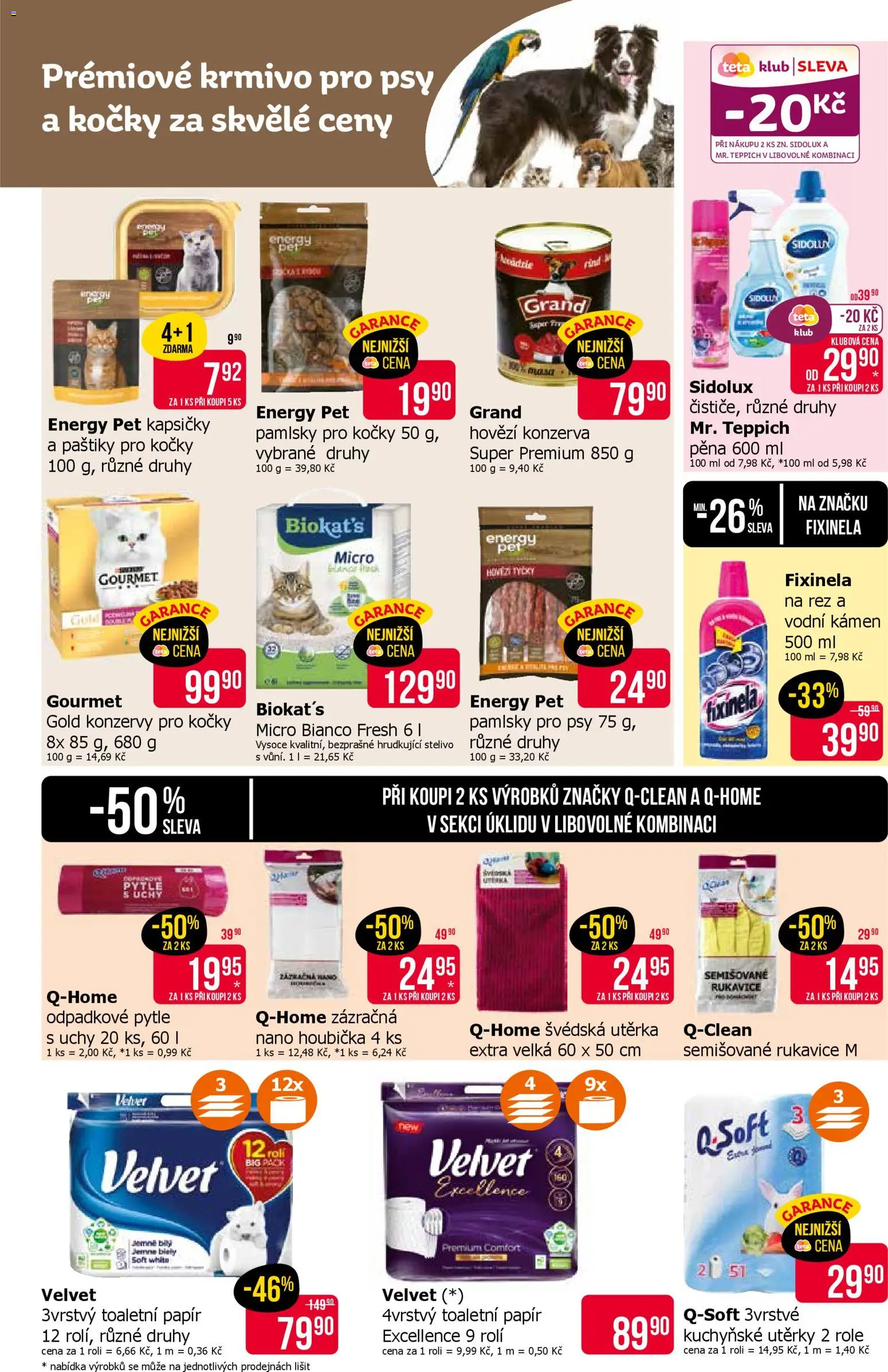 TETA Drogerie leták od 06.11.2025 | Strana: 19 | Produkty: Utěrky, Gourmet Gold, Velvet, Utěrka