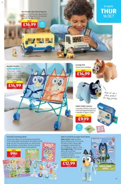 Preview of Aldi - Weekly offers UK Specialbuys valid from 16.10.2025 | Page: 25 | Products: Stroller, Umbrella, Camera, Bag