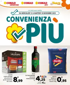 Anteprima del volantino Conad Convenienza Più Sicilia catalogo valido a partire dal 12.11.2025