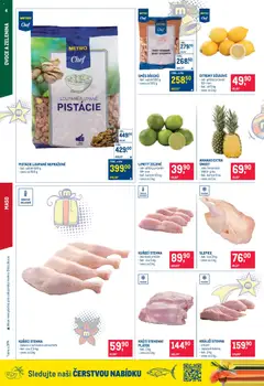 Náhled letáku Makro leták - Gastronomie od 17.12.2025 | Strana: 4 | Produkty: Ovoce, Ananas, Pistácie, Citróny