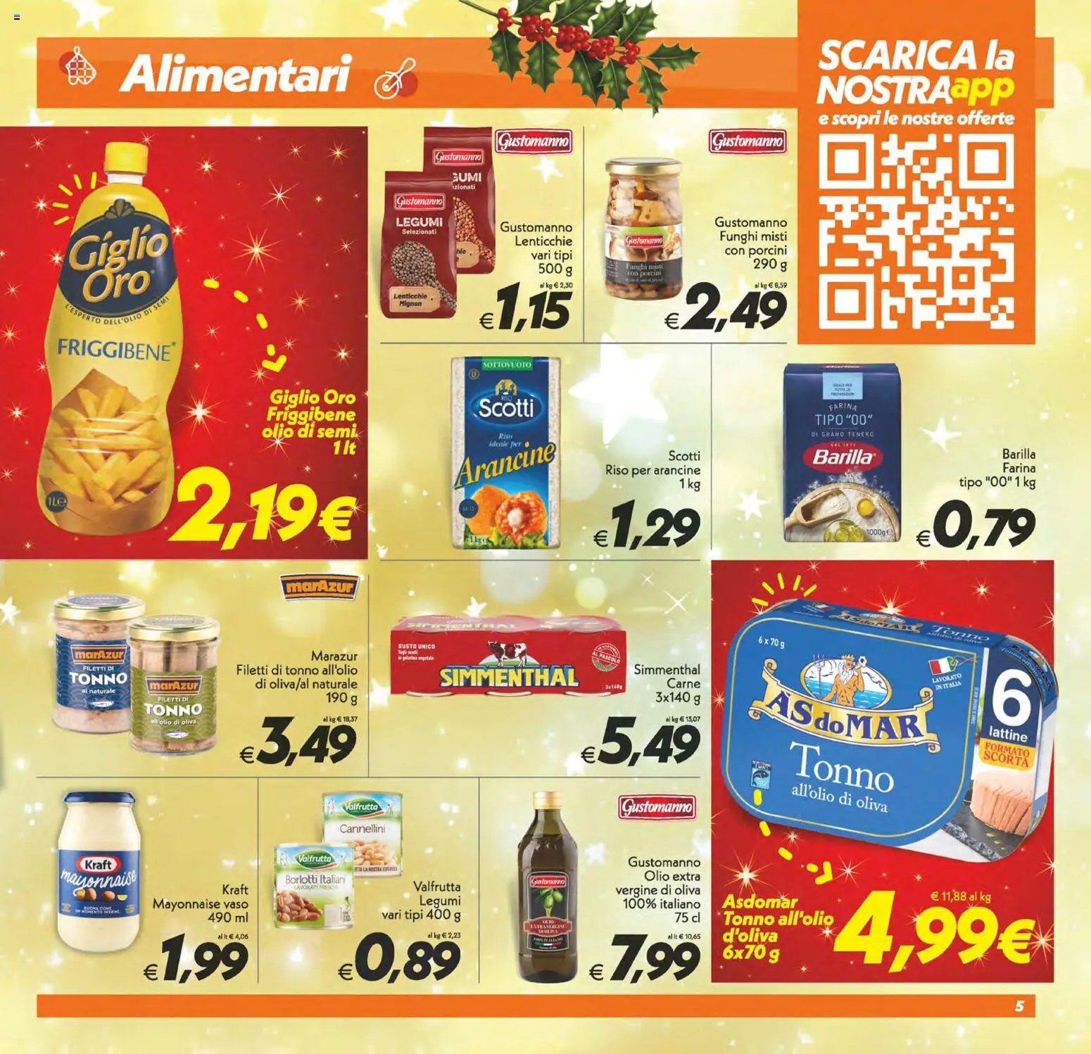 Volantino SuperConveniente del 05.12.2025 | Pagina: 5 | Prodotti: Olio, Funghi, Tonno, Vaso