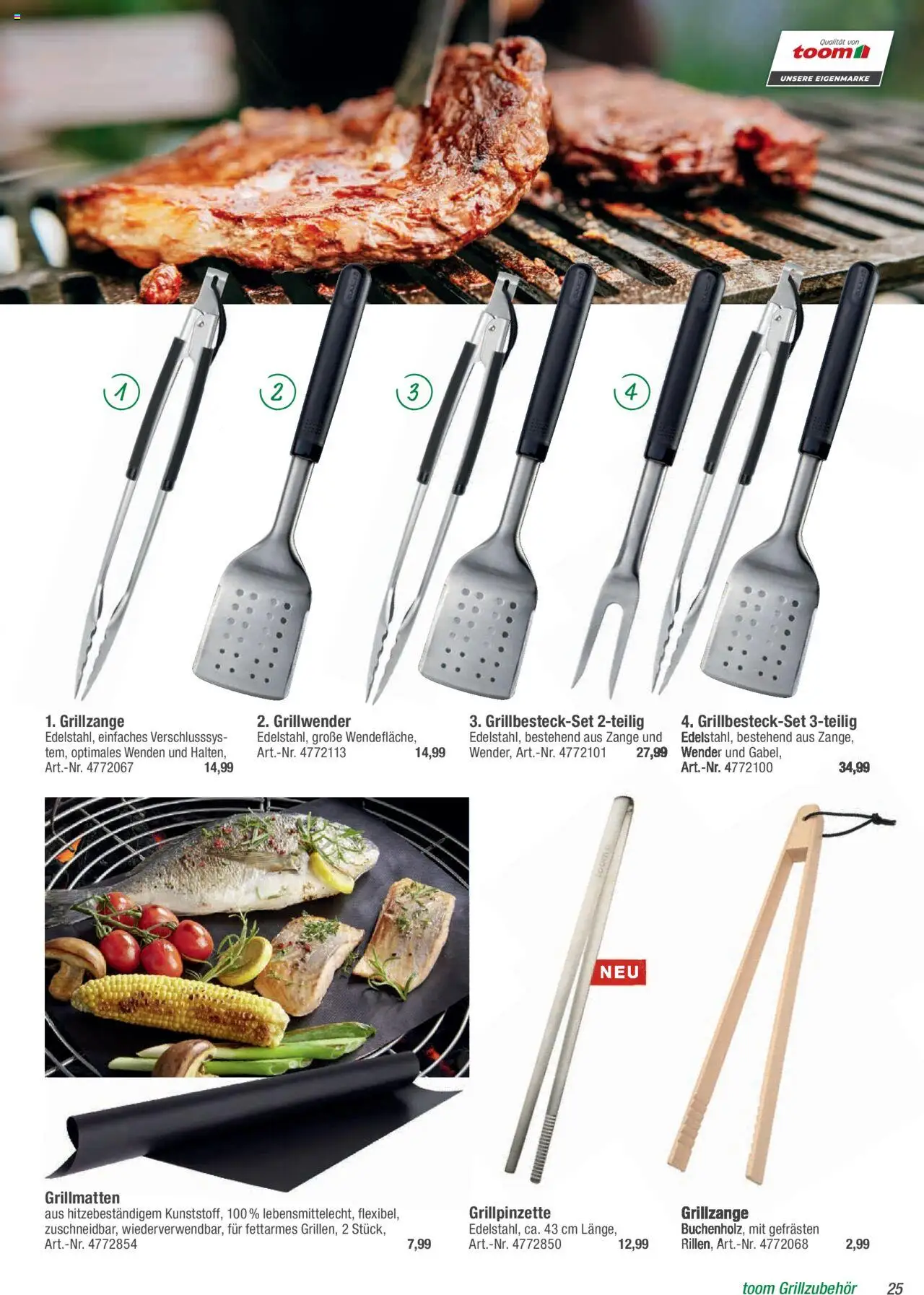 Toom Baumarkt Grills & Zubehör 2025 - gültig ab dem 19.02.2025 | Seite: 25