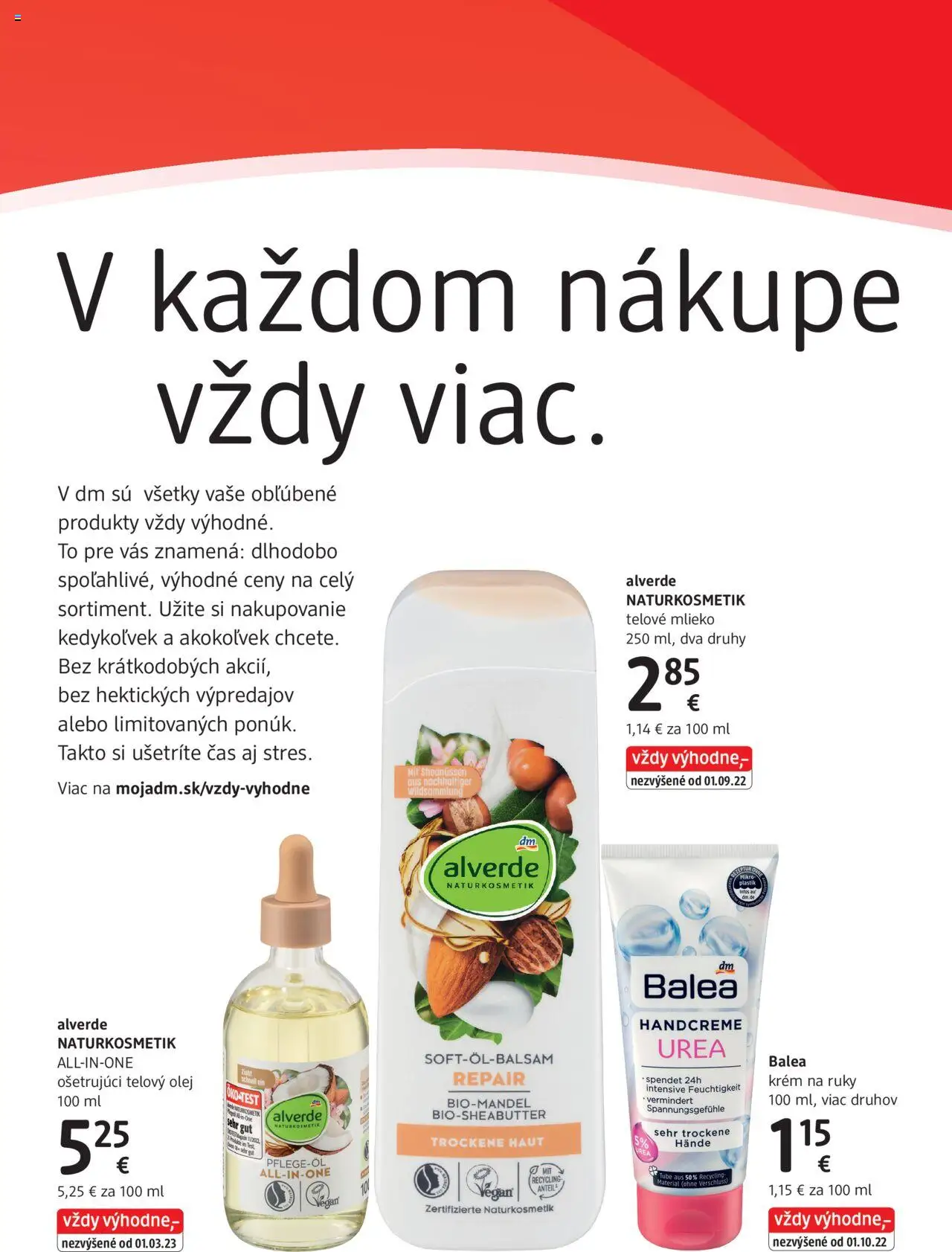 dm drogerie Journal September 2025 │ platný od 01.09.2025 | Strana: 14 | Produkty: Olej, Telové mlieko, Krém na ruky, Krém