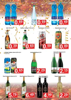 CBA Verex leták platný od 15.12.2025 | Strana: 9 | Produkty: Víno, Radler, Zlatý Bažant, Gemerka