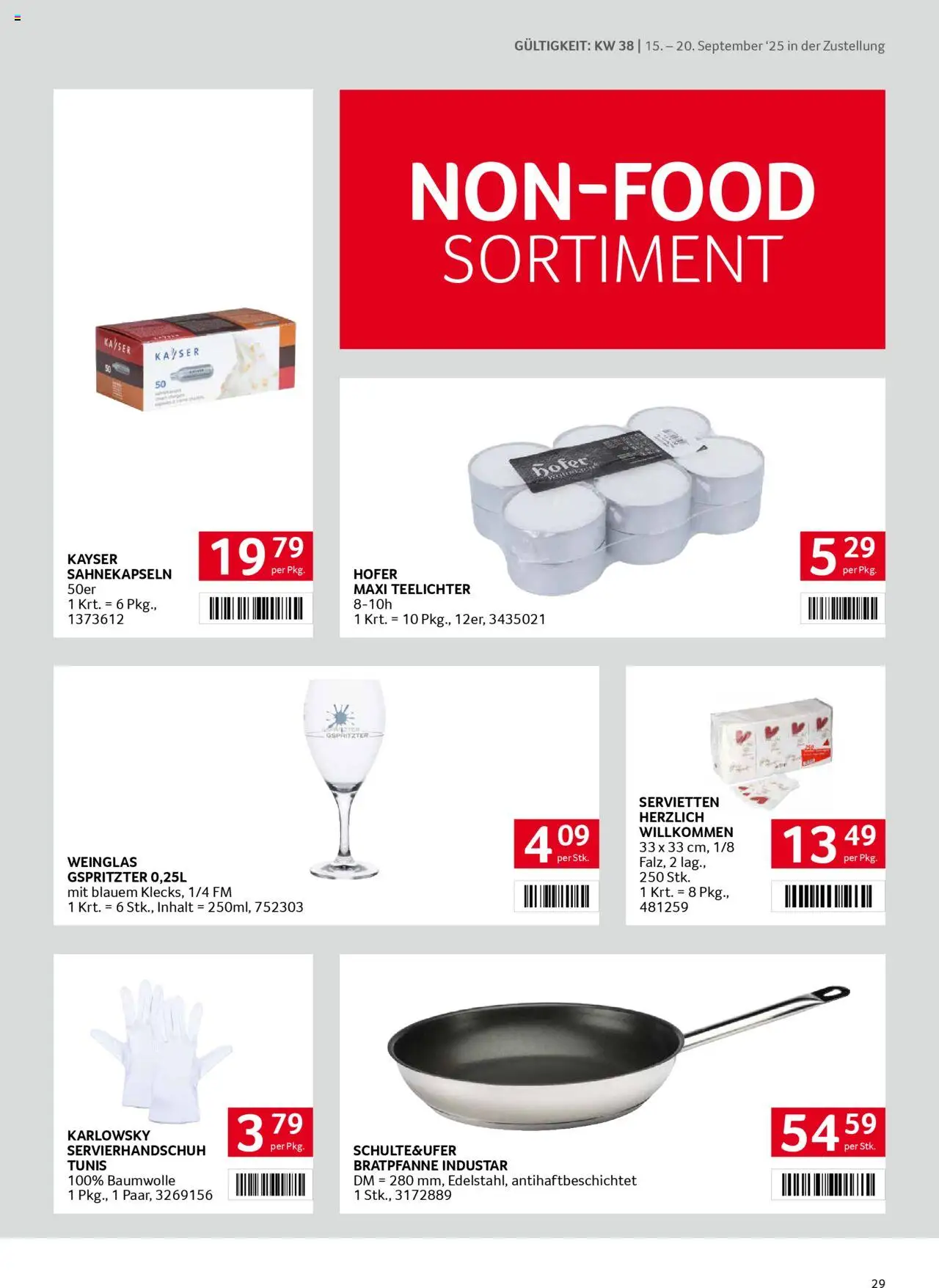 Transgourmet Zustellaktion gültig ab 14.09.2025 | Seite: 27