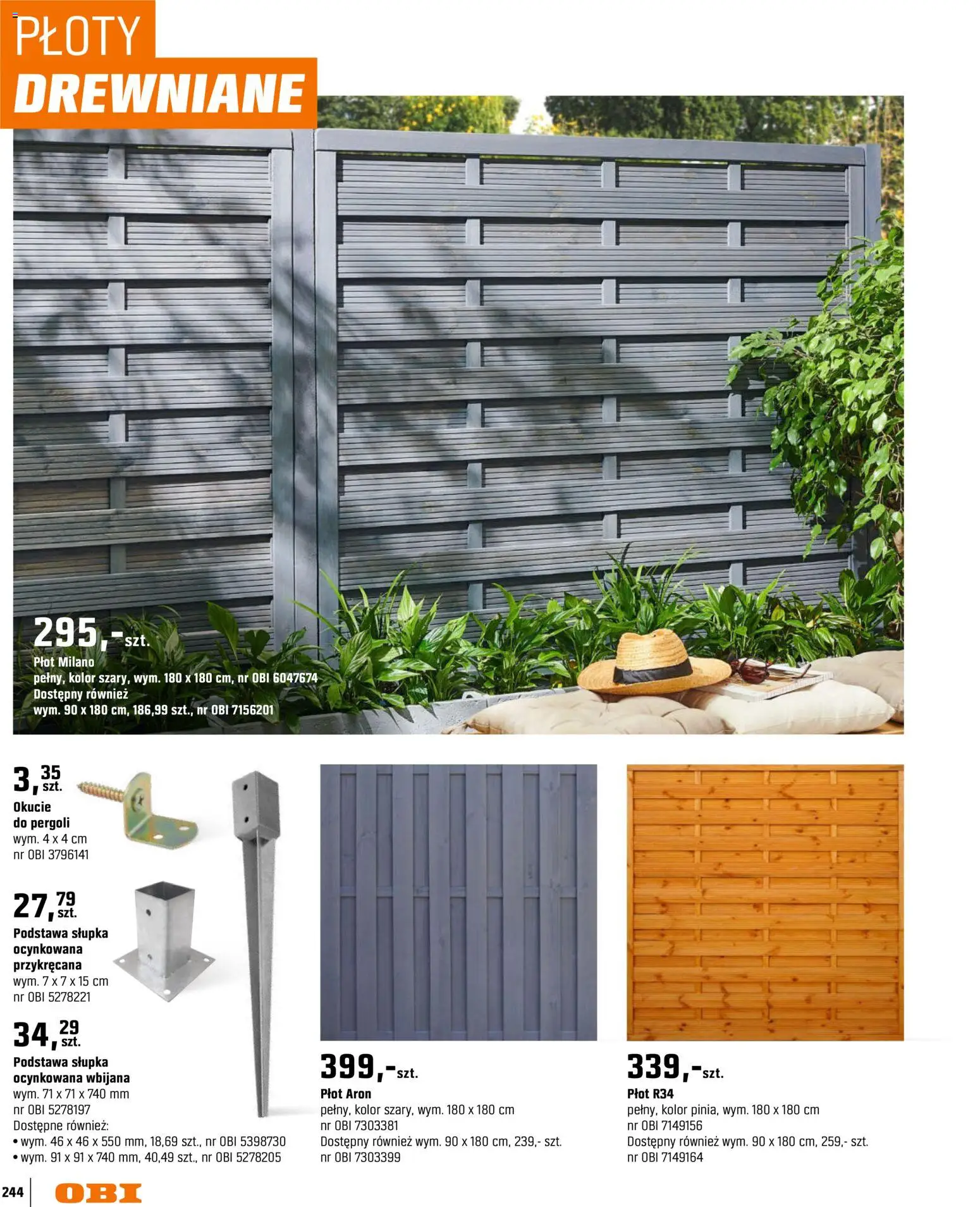 OBI gazetka - Ogród od 11.03.2026 | Strona: 244