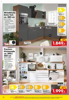 Netto Marken-Discount Online-Angebote September – gültig ab 01.09.2025 | Seite: 12 | Produkte: Geschirrspüler, Küche, Kühlschrank, Kuchen
