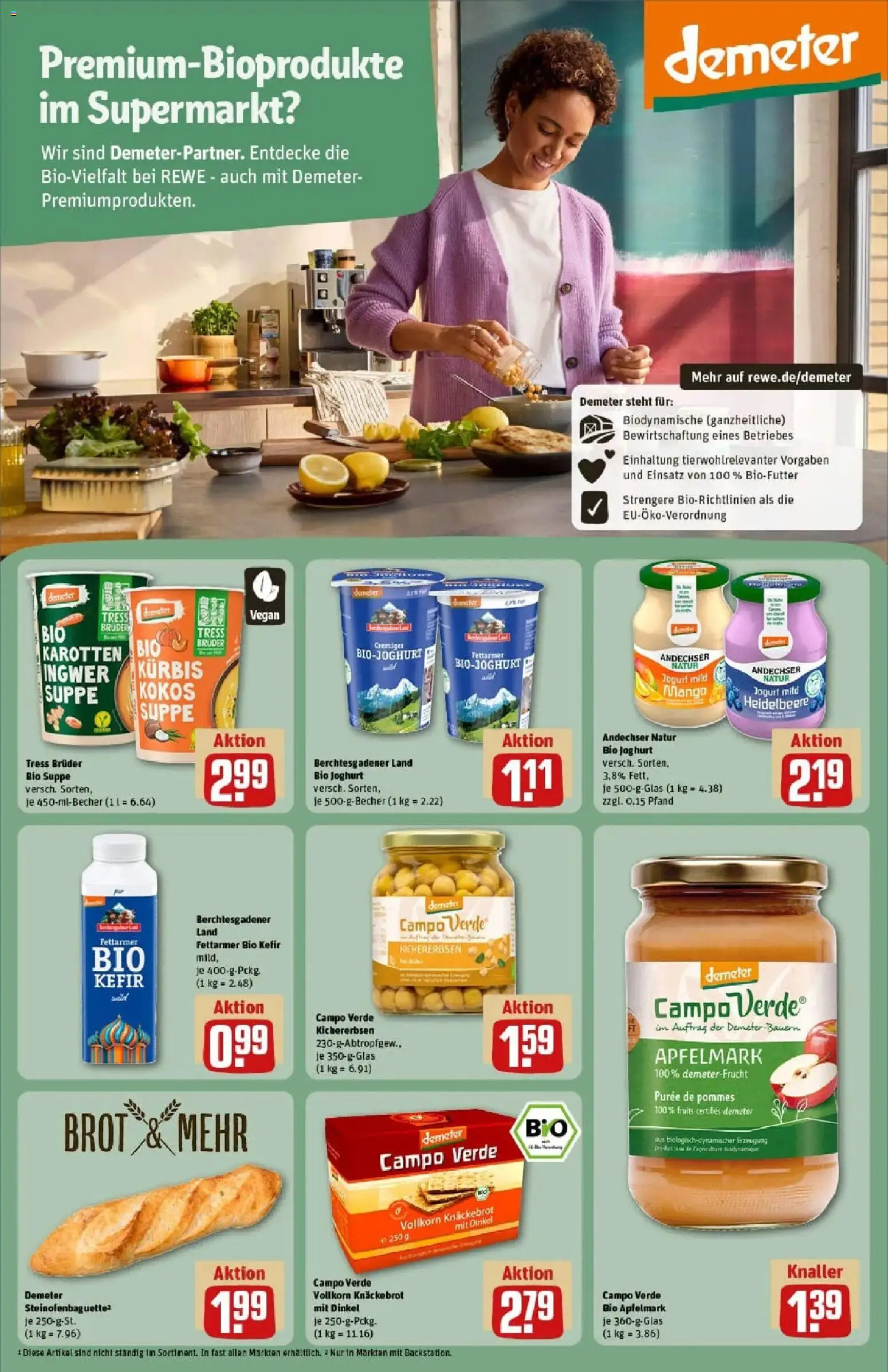 Rewe prospekt Unterföhring	 – gültig ab 07.12.2025 | Seite: 25 | Produkte: Kefir, Pommes, Mango, Brot