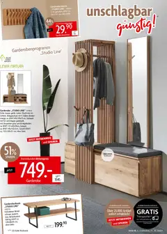 Zurbrüggen Garderoben-Trends ab 21.03.2026 gültig | Seite: 9 | Produkte: Sitzbank, Tür