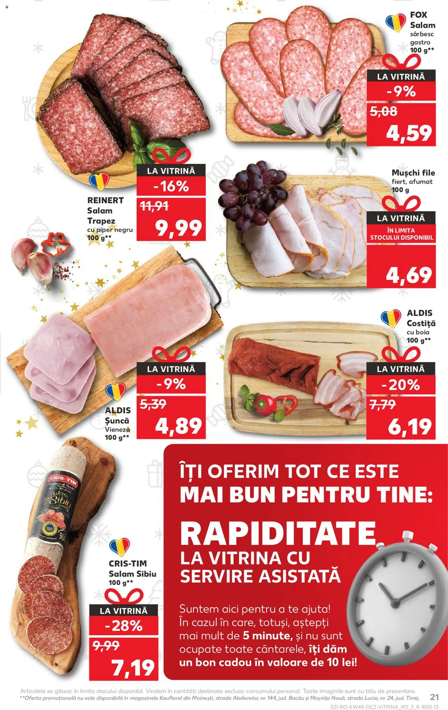 Kaufland RO akciós ujság - amely érvényes a következő dátumtól: 03.12.2025 | Oldal: 21