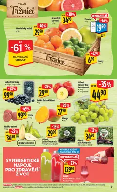 Náhled letáku Albert leták - Hypermarket od 07.01.2026 | Strana: 15 | Produkty: Jablka Gala, Hrušky, Party mix, Hrozny