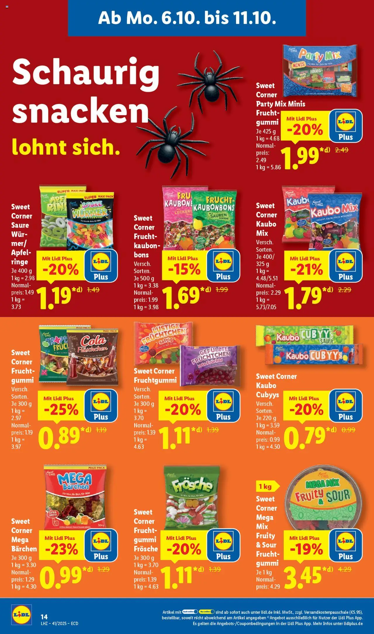 Lidl Prospekt 	 – gültig ab 06.10.2025 | Seite: 24 | Produkte: Cola, Äpfel
