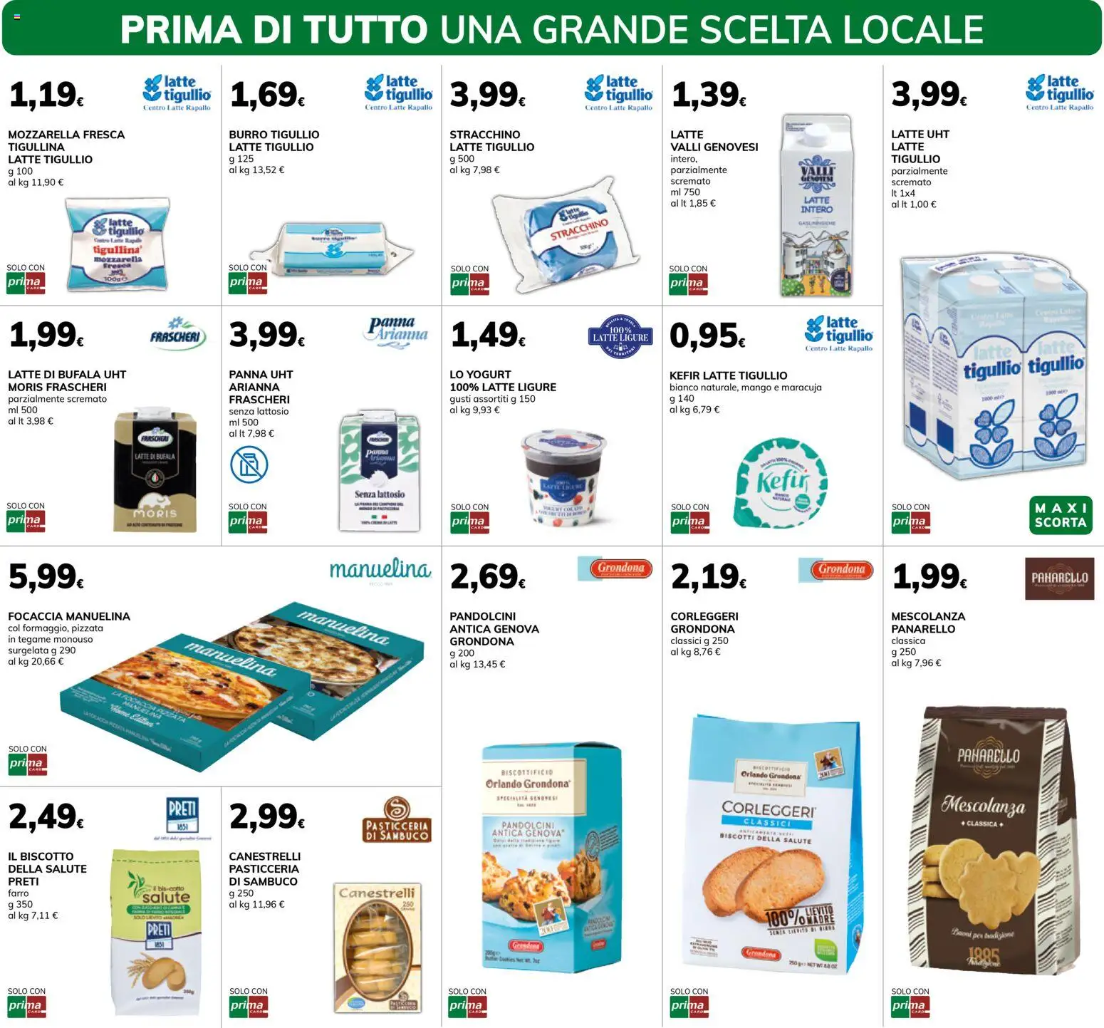 Volantino Basko del 10.03.2026 | Pagina: 3 | Prodotti: Yogurt, Focaccia, Biscotti, Stracchino