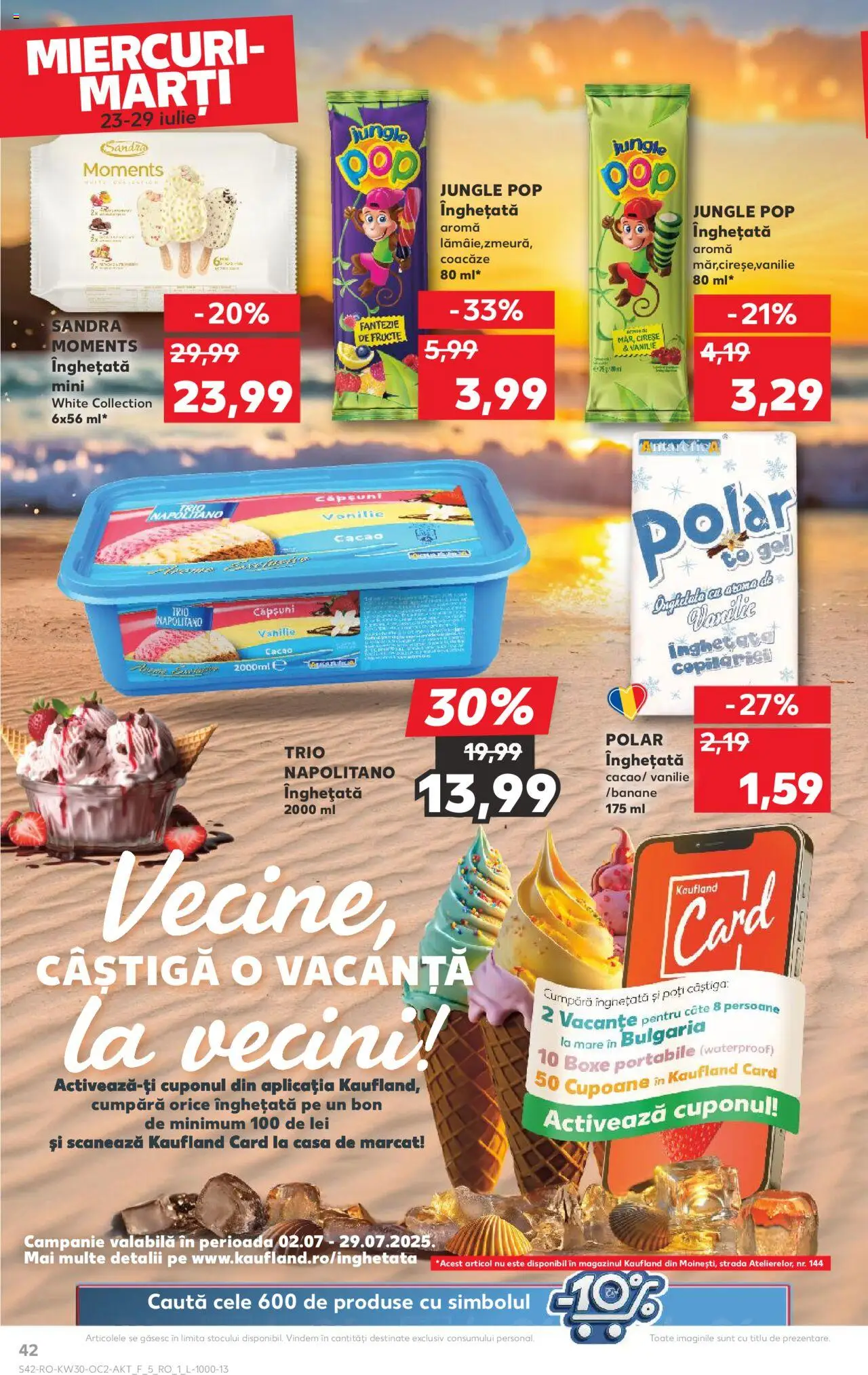 Kaufland RO akciós ujság - amely érvényes a következő dátumtól: 23.07.2025 | Oldal: 42