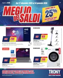 Anteprima del volantino Volantino Trony	 valido a partire dal 27.12.2025