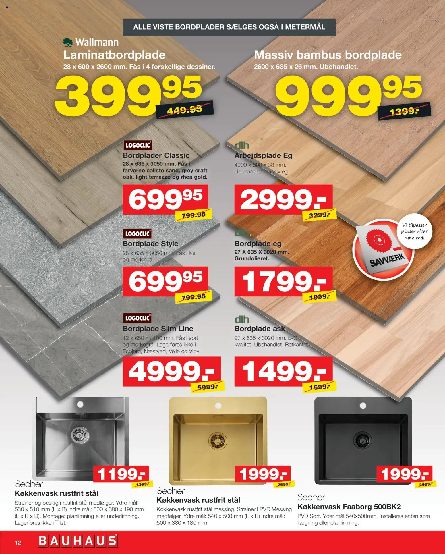 Bauhaus tilbudsavis – gyldig fra 27.12.2025 | Side: 12 | Produkter: Søm