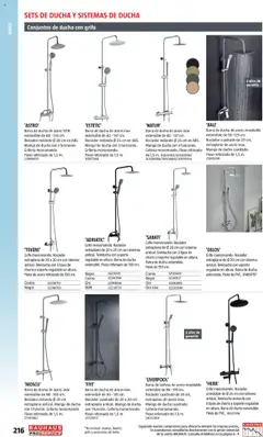 Vista previa Bauhaus - ProService  válido desde el 24.02.2025 | Página: 216 | Productos: Té, Barra de ducha, Teléfono, Ducha