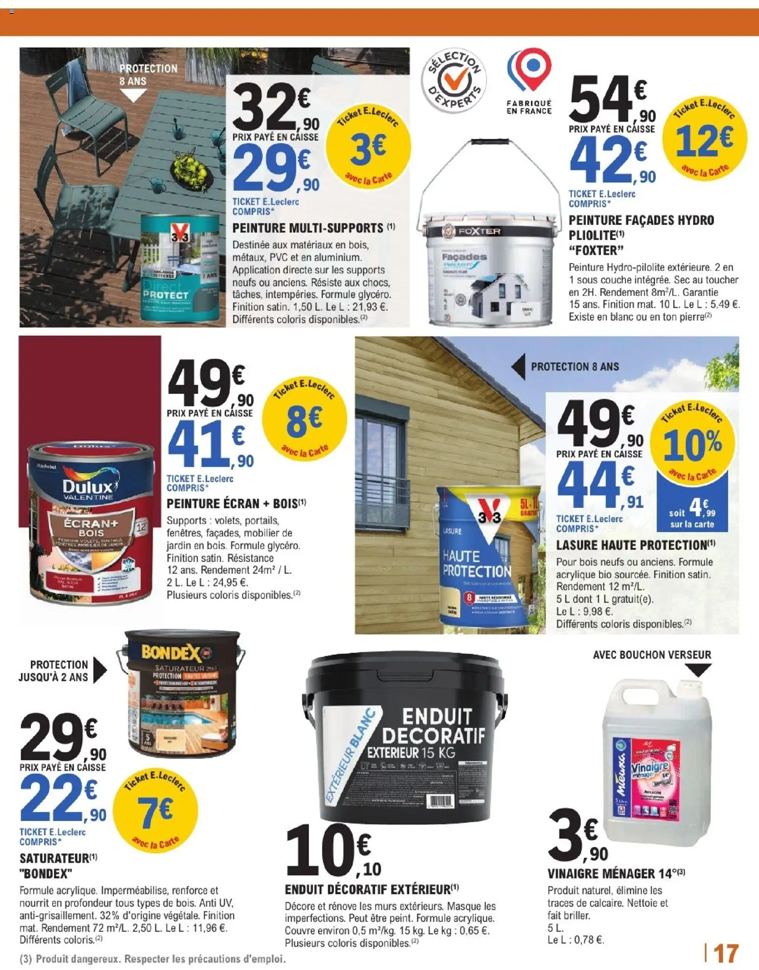 {H1} | Page: 17 | Produits: Masque, Vinaigre