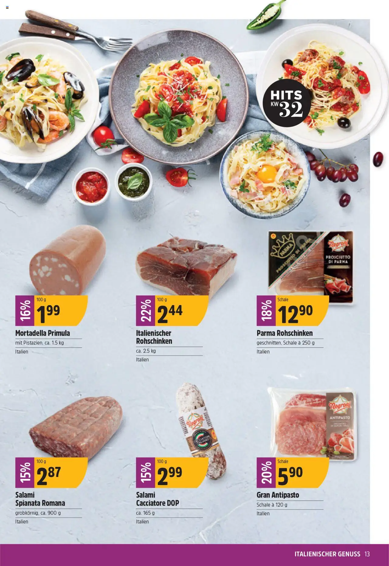 TopCC Aktionen ab 04.08.2025 | Seite: 13 | Produkte: Salami