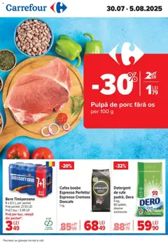 Catalog Carrefour – previzualizare al pliantului de la Carrefour valabil de la 30.07.2025