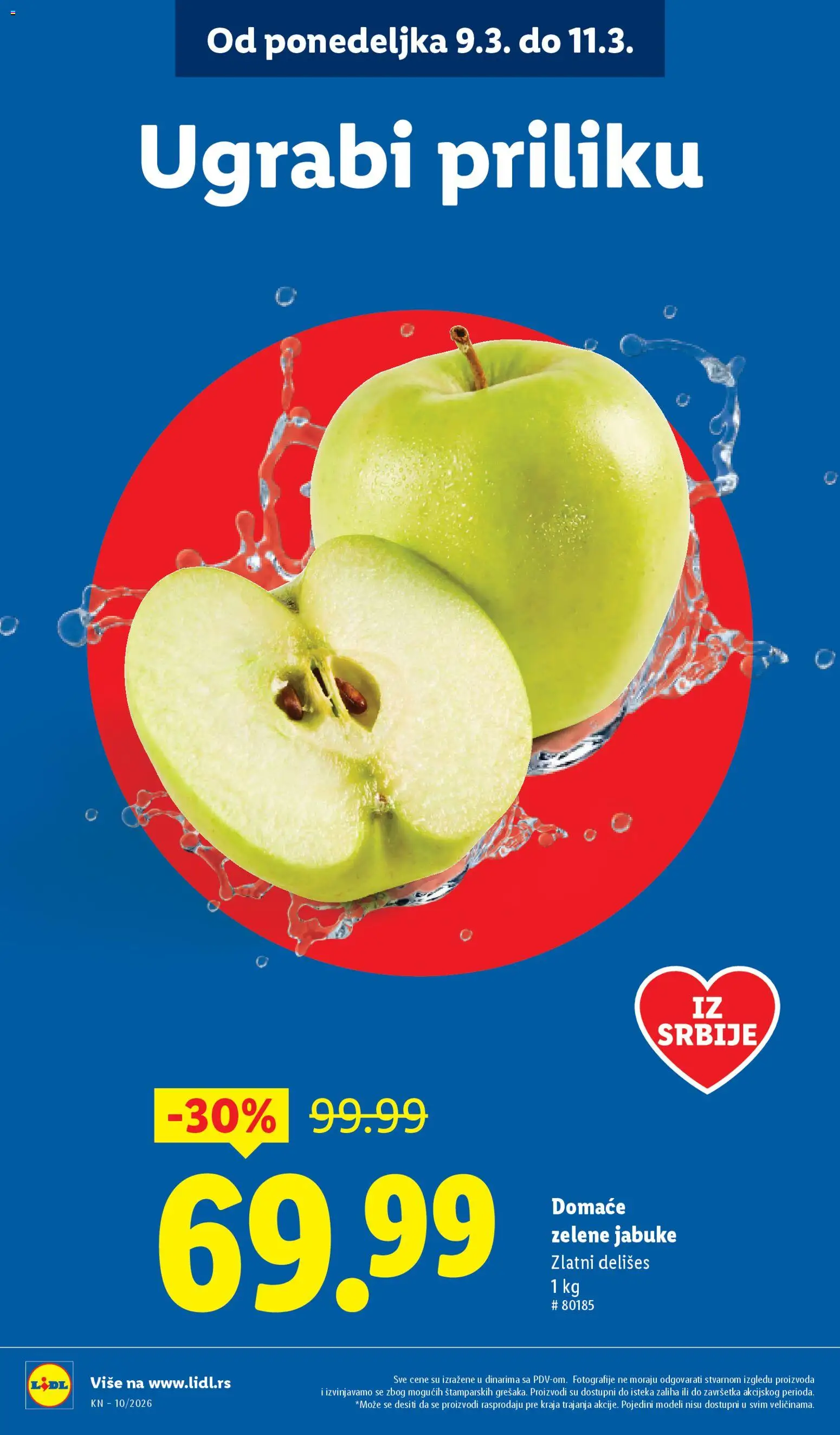 Lidl katalog - važi od 05.03.2026 | Strana: 10 | Proizvode: Jabuke