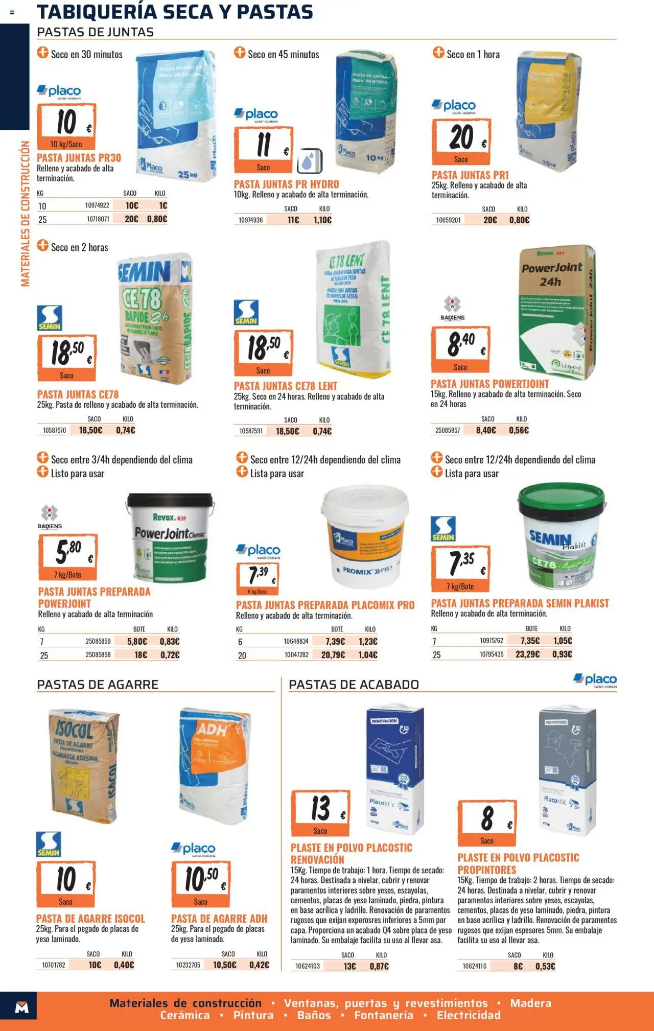 Obramat - Pamplona  │ válido desde el 10.10.2025 | Página: 4 | Productos: Polvo, Pasta