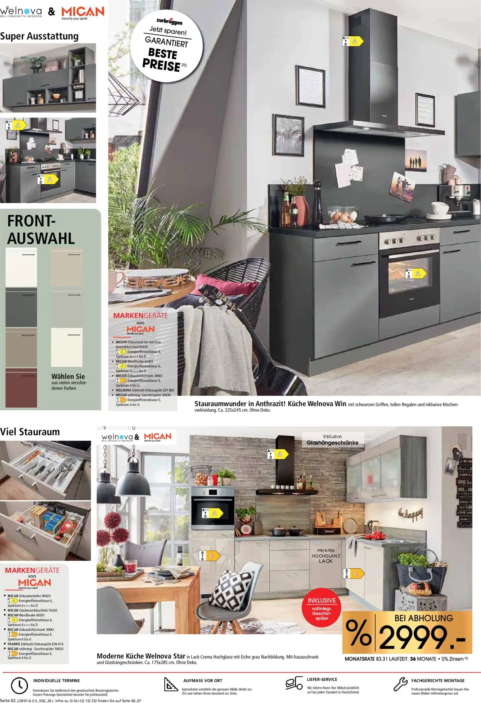 Zurbrüggen Küchen für Ihr Zuhause – gültig ab 17.01.2026 | Seite: 2 | Produkte: Geschirrspüler, Küche