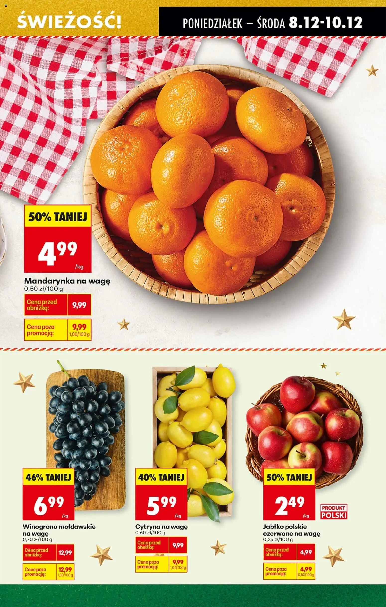 Biedronka gazetka od 08.12.2025 | Strona: 33 | Produkty: Cytryna, Winogrono