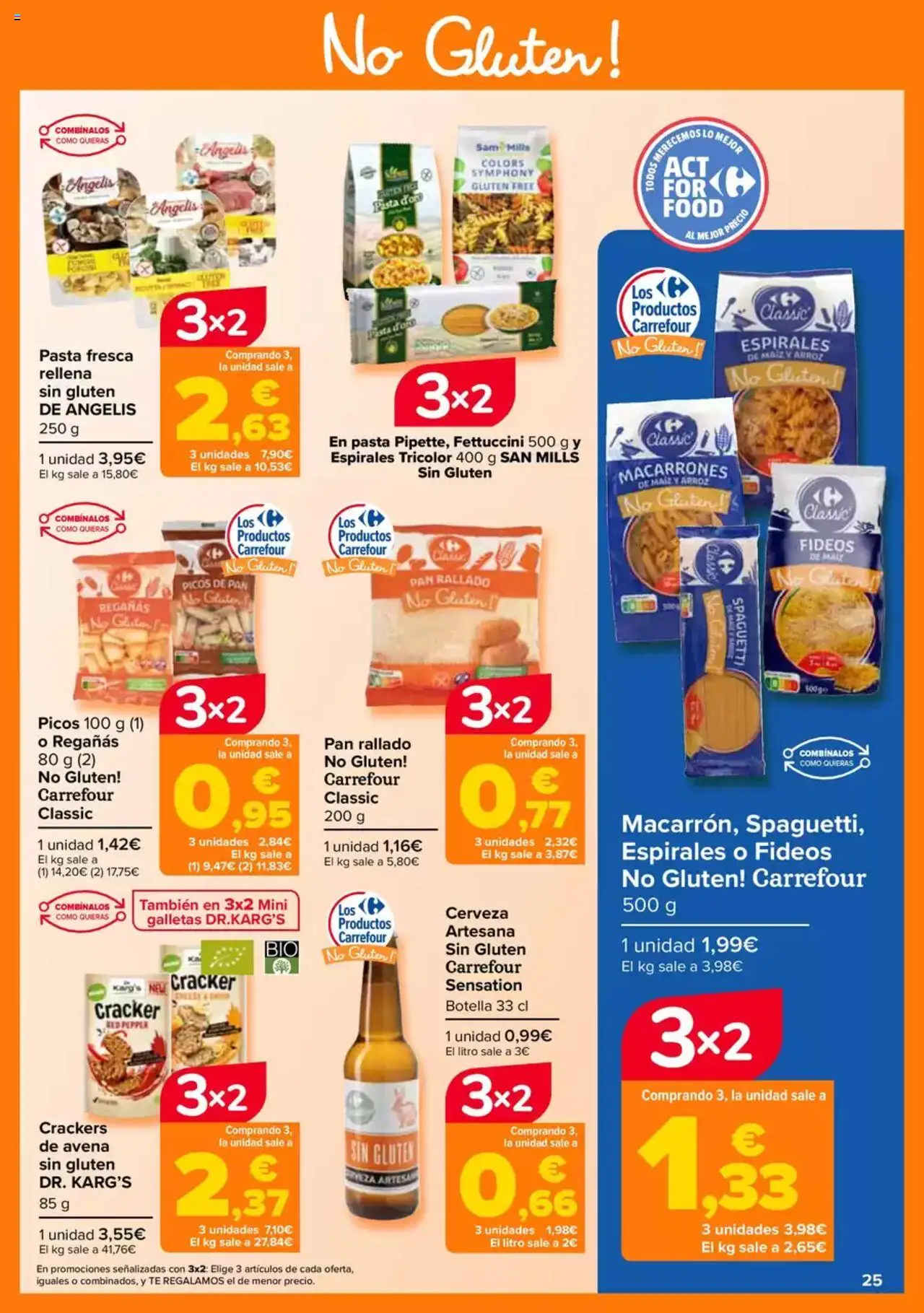 Carrefour folleto │ válido desde el 27.05.2025 | Página: 25 | Productos: Cerveza, Pasta, Galletas, Σανίδα