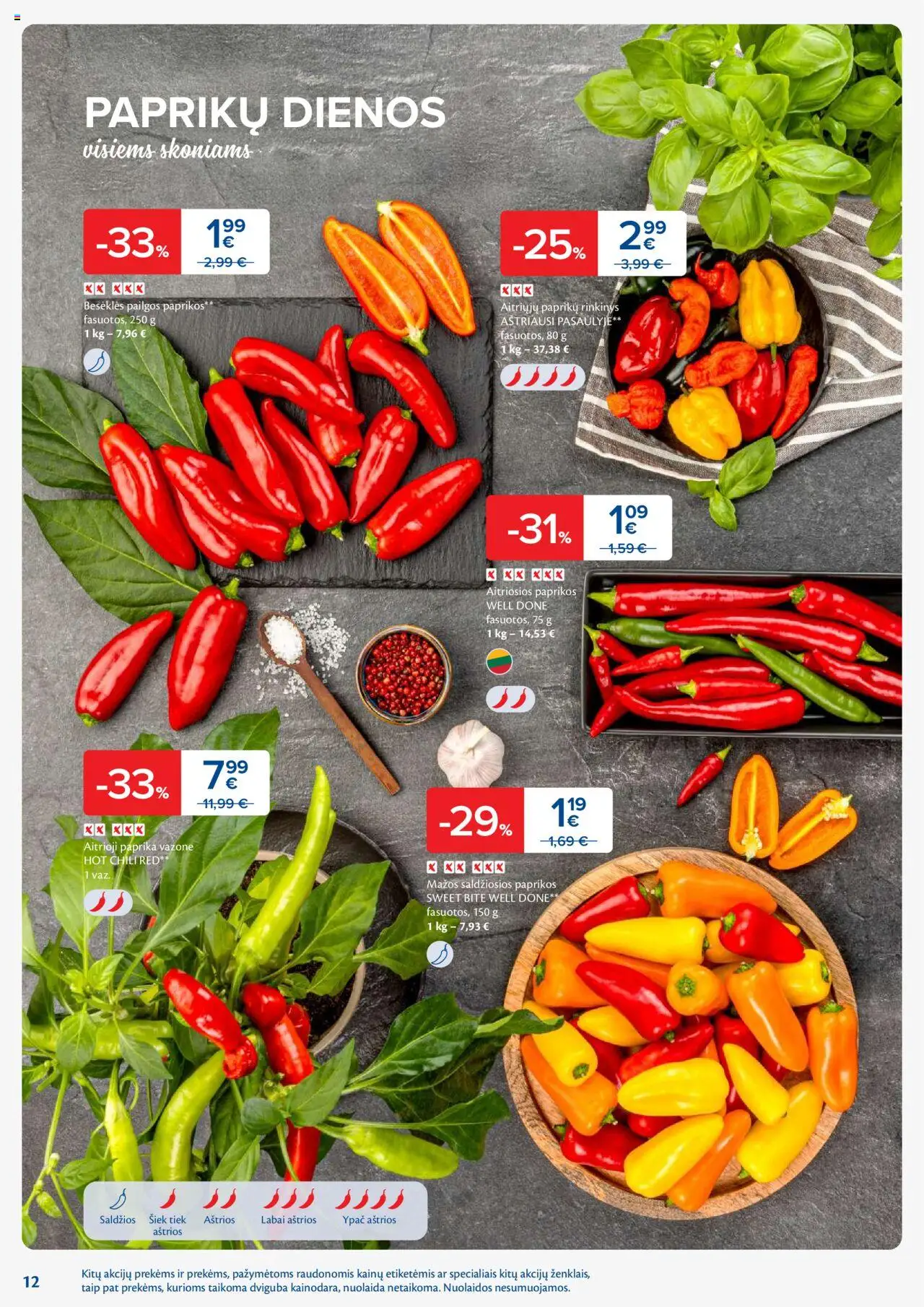 MAXIMA leidinys│galioja nuo 12.08.2025 | Puslapis: 12 | Prekių: Paprika