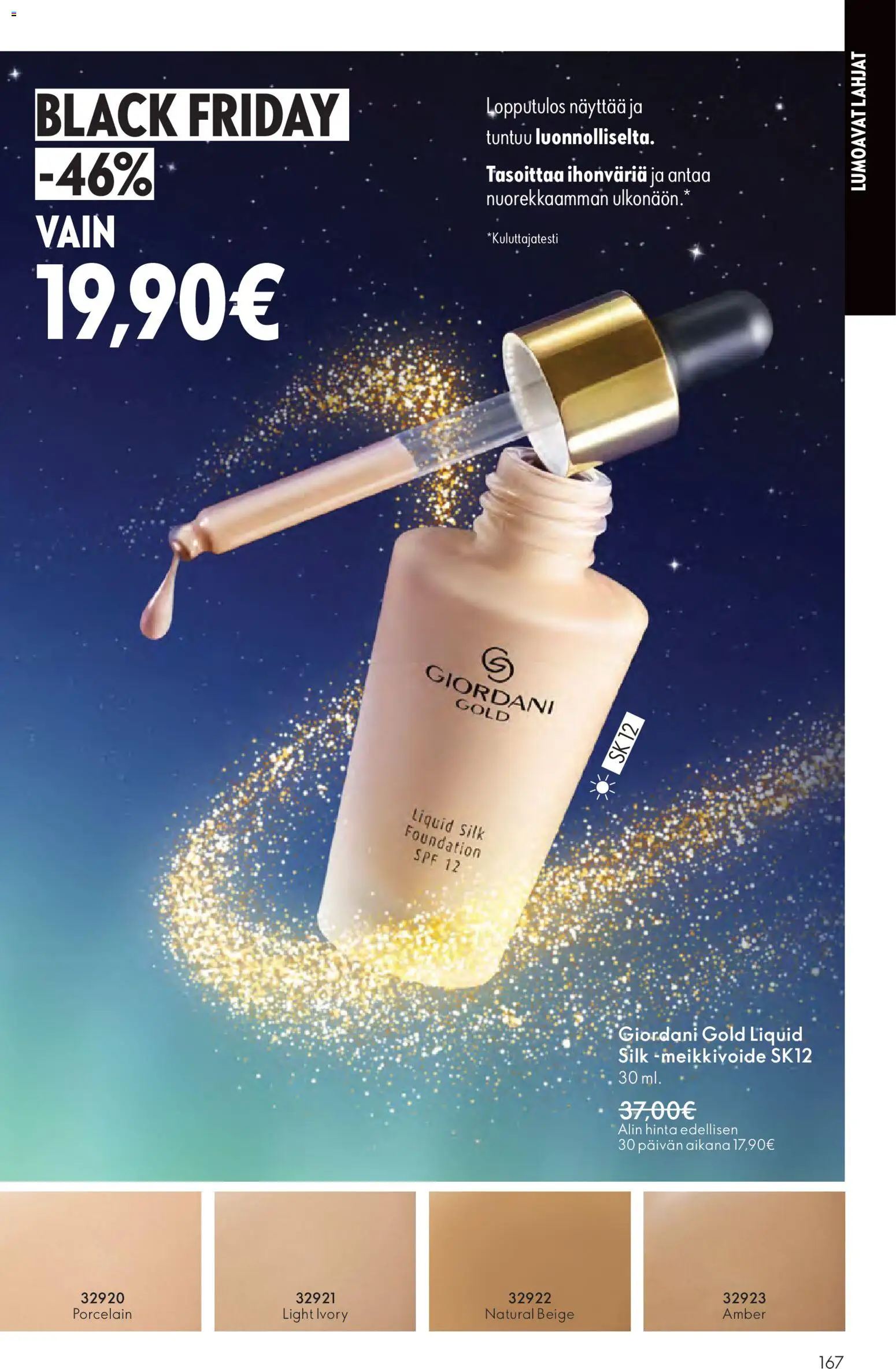 Oriflame - Black Friday – voimassa 19.11.2025 alkaen | Sivu: 167