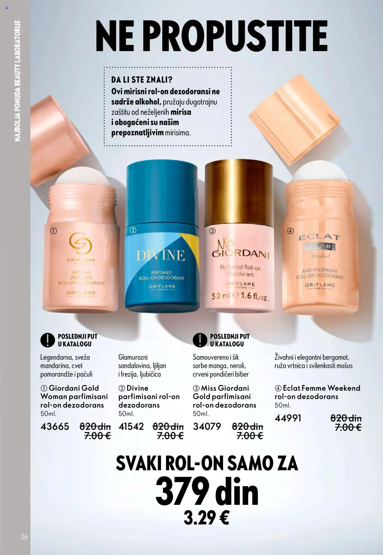 Oriflame katalog - važi od 14.09.2025 | Strana: 26