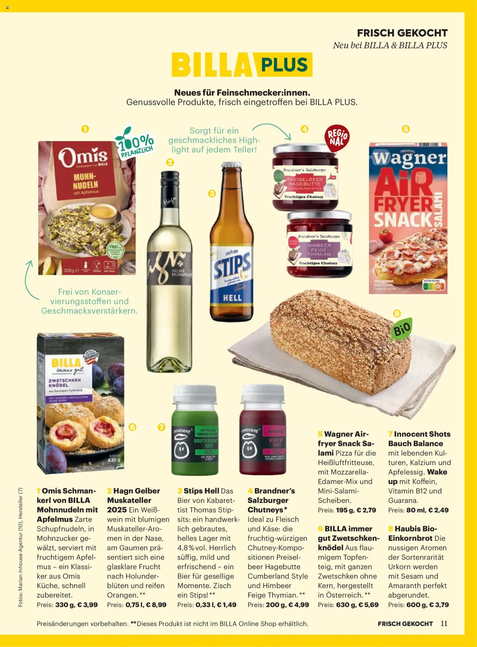 Billa AT akciós ujság - amely érvényes a következő dátumtól: 01.01.2026 | Oldal: 7 | Termékek: Mozzarella, Pizza