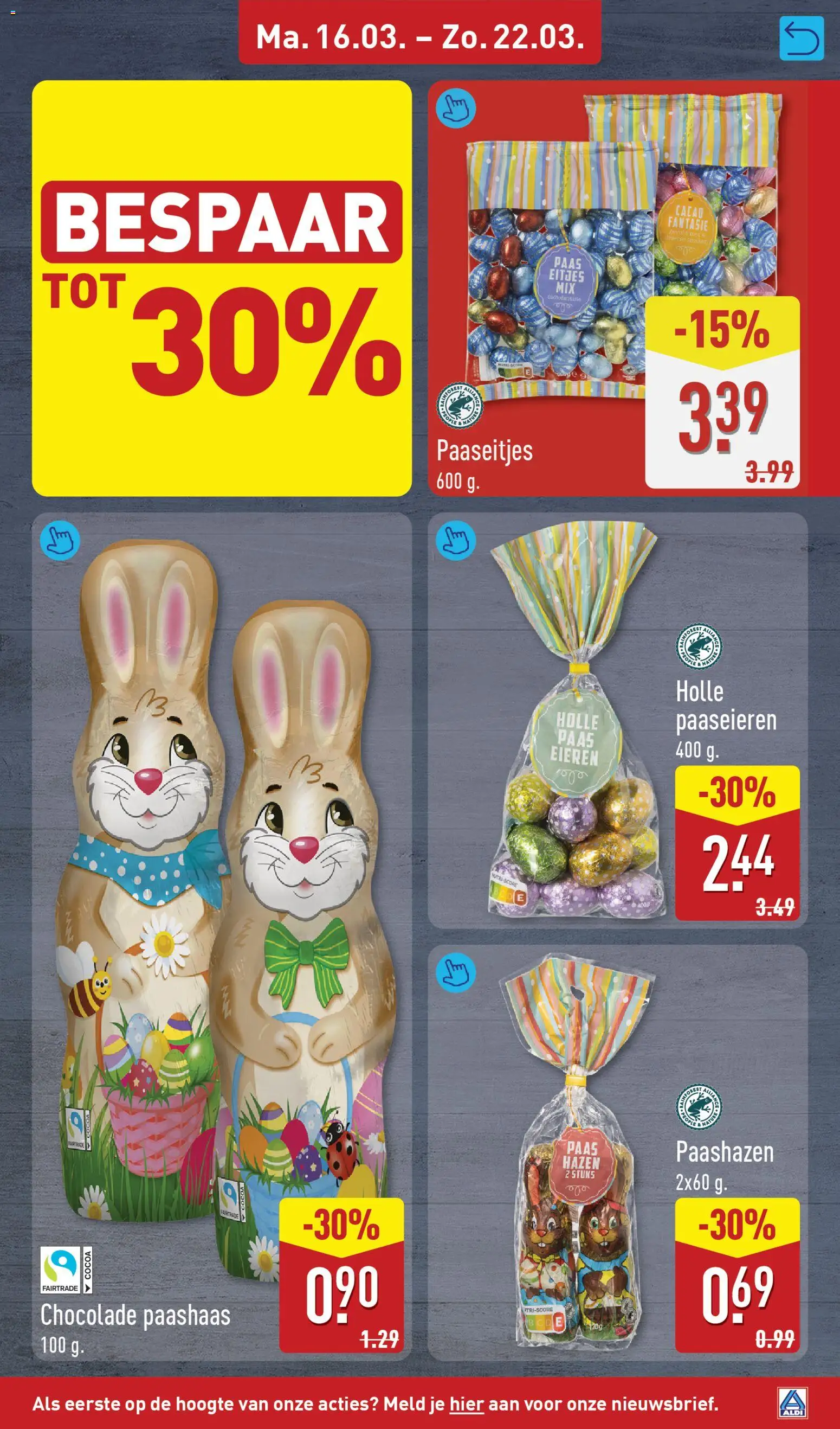 {H1} | Pagina: 17 | Producten: Eieren, Chocolade, Fagyasztott gyümölcs
