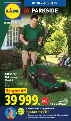 Lidl Nonfood kínálatunk - amely érvényes a következő dátumtól: 26.03.2026