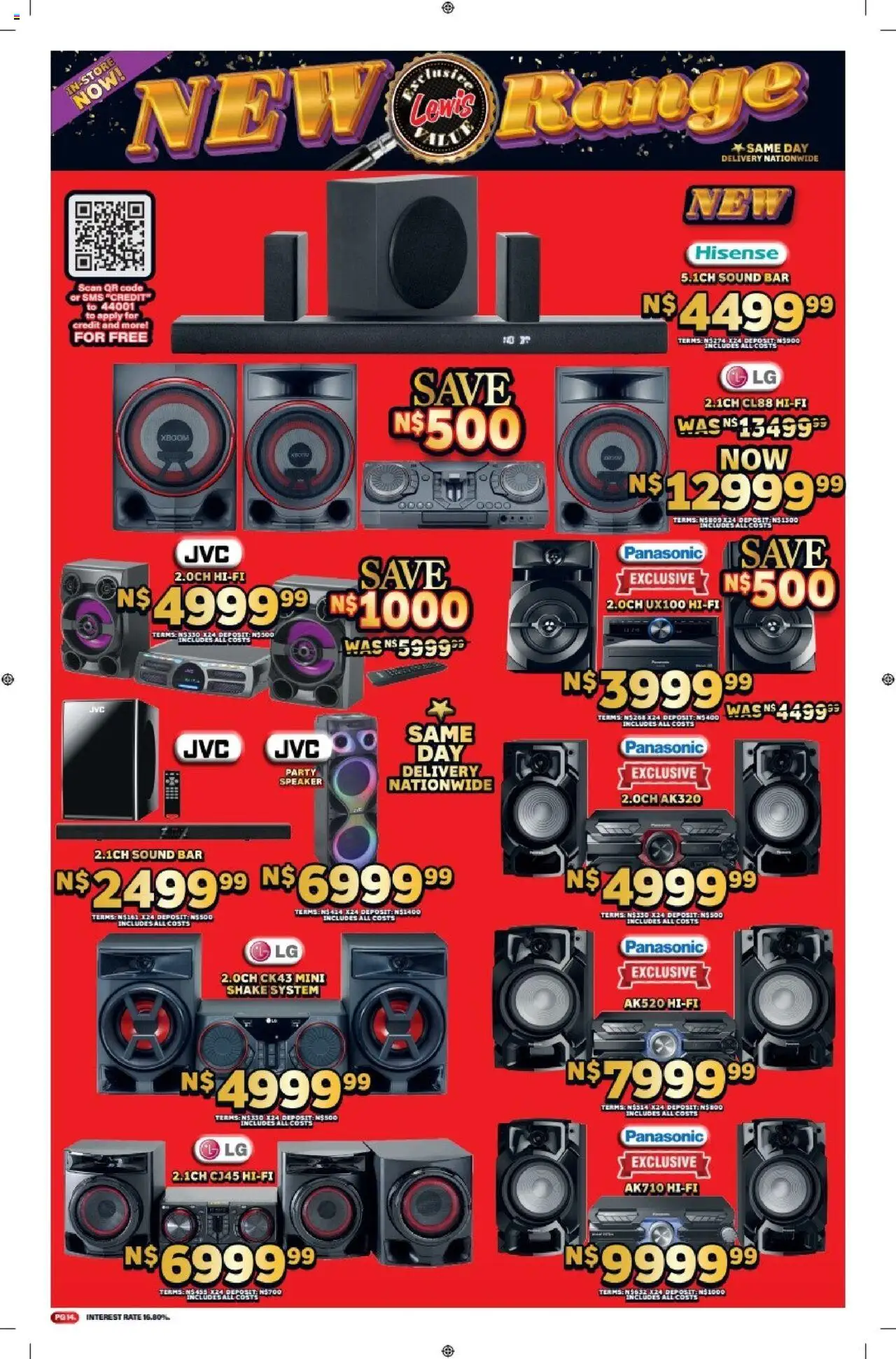 Lewis Stores - Namibia Brochure │ valid from 11.08.2025 | Page: 14 | Products: Speaker