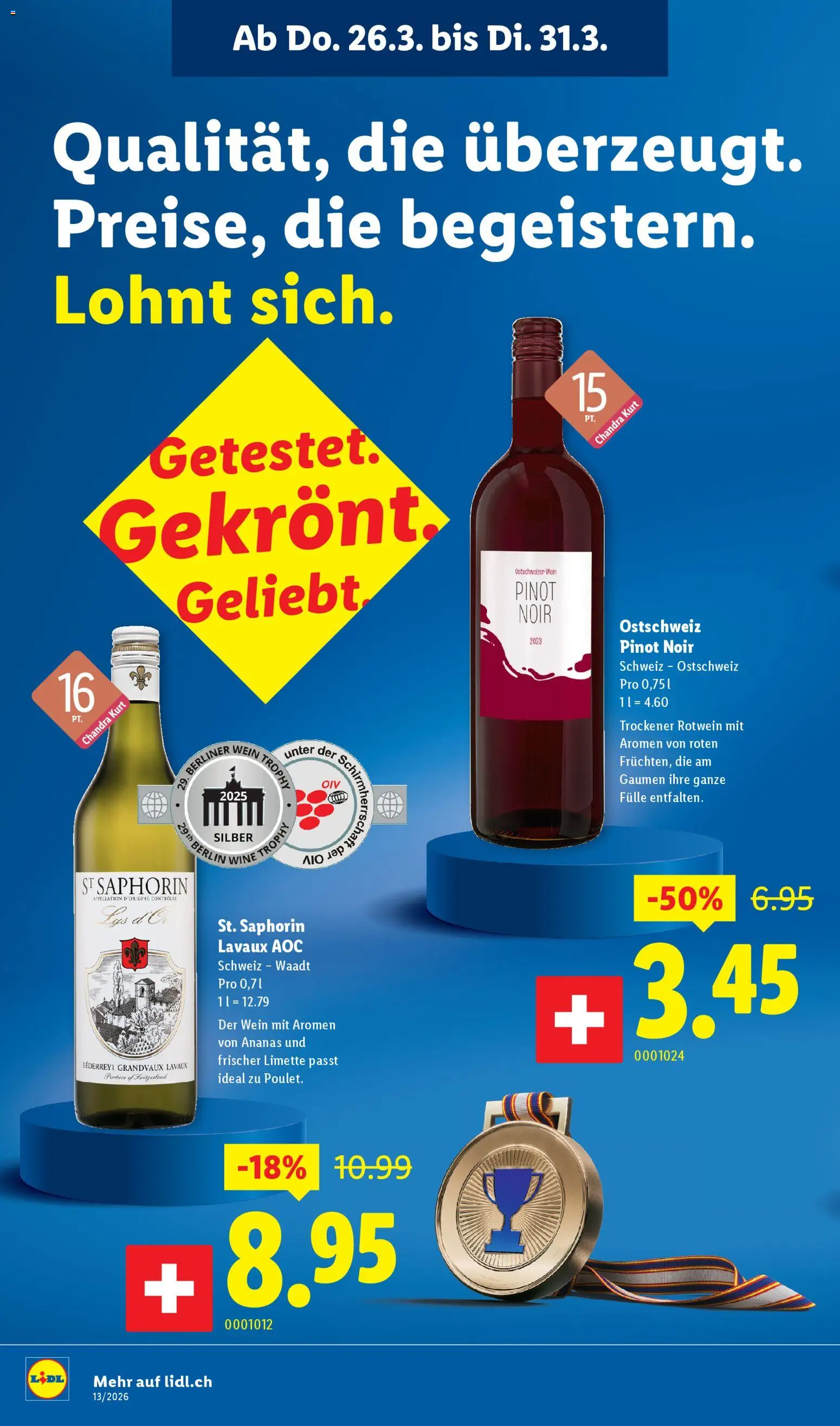 🛍️ Lidl aktionen ab 26.03.2026 » Entdecken Sie exklusive Rabatte und sparen Sie noch heute! 💰 | Switzerland